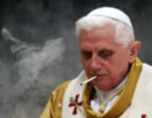 Pope Benedict Smoking Pope Benedict Smoking