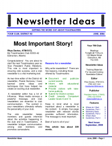 Newsletter image